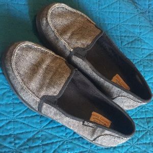 Bobs Memory Foam Loafer Black Tweed